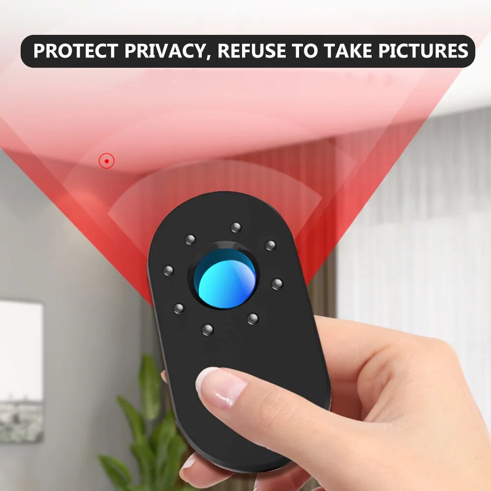 Hidden Camera Detector Professional Security Protection Against Candid Cameras, Bugs, Spy Devices, and Invisible Gadgets with Infrared Presence Sensor