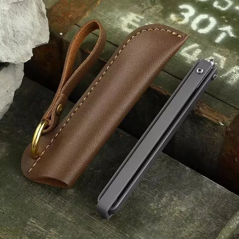 Knives for Self Defense 2-in-1 Mini Folding Knife with Window Breaking Tool - Essential Outdoor Survival and EDC Pocket Gear